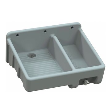 LAVADERO POLIETILENO COMPACTO GRIS CLARO