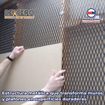 Malla Plafón 600 Abertura 8 x 25 mm 0.91 x 22 ml Cal 26