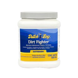 Pintura Acrílica Látex Satinada Dirt Fighter Blanco 909 mL