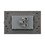 Placa de Contacto Doble Duplex Lucek Flat Negro