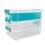 Caja Con Clip Triple Espacio Medida 27X18X19cm Transparente