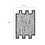 Muro Stonefort Black Daltile 34 x 45 cm