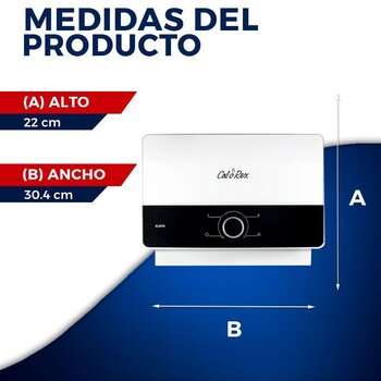 Calentador Eléctrico Instantáneo 12 L Calorex 1.5 Servicios