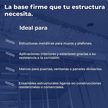 Canal Estructural Calibre 22 6.35X3.05 M