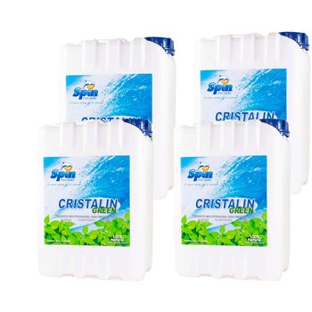 Algicida Abrillantador Cristalin Green 5 Lts Spin Químico (4pz)
