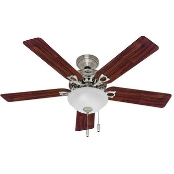 Ventilador de Cielo Hunter Stanford Níquel Cepillado 52 pulg