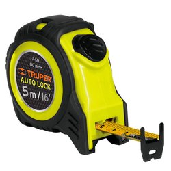 Cinta de Medir Flexómetro Auto-Lock 5 m cinta 19 mm Truper