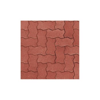 Adoquín Titán Mextile 22.5 x 11.25 x 6 cm Rojo Rubí