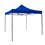 Toldo reforzado 3X3 poliéster y pvc estructura metálica azul