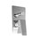 Llave Monomando regadera tina con desviador cromo Spiga Helvex