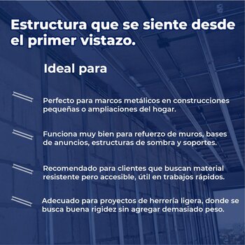 Poste para Viga Calibre 20 15.24X3.05 M
