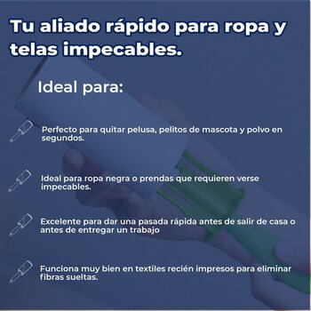 Rodillo Atrapa Pelusas Con Repuesto X 60 HOJAS