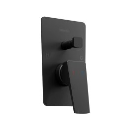 Llave Monomando Regadera Tina Con Desviador Spiga Ébano Helvex