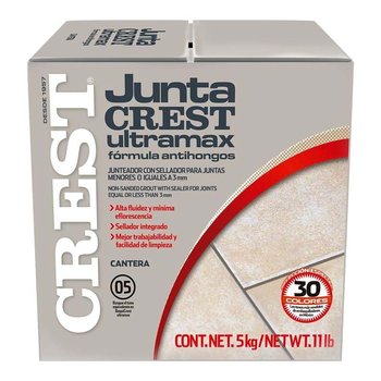 Boquilla sin arena 5 kg Crest color cantera