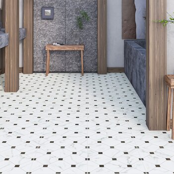 Piso Tipo Geométrico Lumiere Blanco Daltile 37x37 cm ZLM2