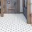 Piso Tipo Geométrico Lumiere Blanco Daltile 37x37 cm ZLM2