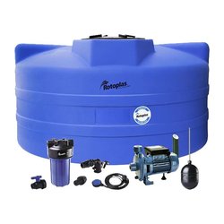 Cisterna Rotoplas Equipada 10,000 L para Almacenamiento de Agua