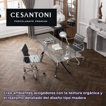 Piso Stockton Tipo Madera Cesantoni 20x60 cm