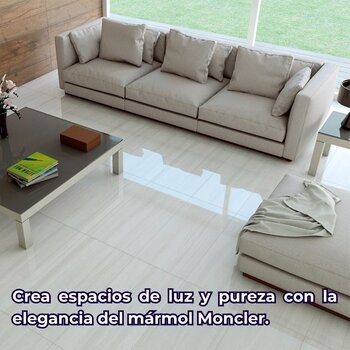 Piso Tipo Mármol Moncler Cesantoni 45 x 90 cm Rectificado