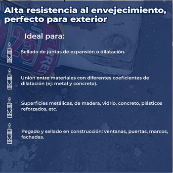 Sellador Poliuretano Presto Flex Blanco 300 mL