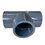 TEE PVC HID CEM 064 MM 2 1/2 CED 80