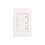 Placa 3 Apagadores Sencillos marca Lucek Blanco BA03B