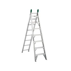 Escalera Aluminio Cuprum Convertible 15 Peldaños