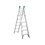 Escalera Aluminio Cuprum Convertible 15 Peldaños