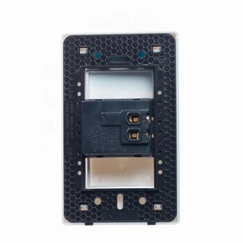 Placa Apagador Sencillo Blanco marca Lucek