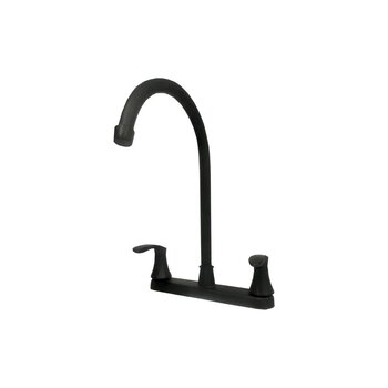 Llave Mezcladora Para Fregadero Rugo Manerales Palanca Negro