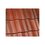 Teja Concreto Iberia 44 x 33 cm Rojo Indio