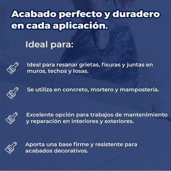 Cemento Acrílico Blanco Thermotek 4 Lt