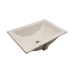 Lavabo Sobreponer Helvex Marfil con Rebosadero LV MARCUS M
