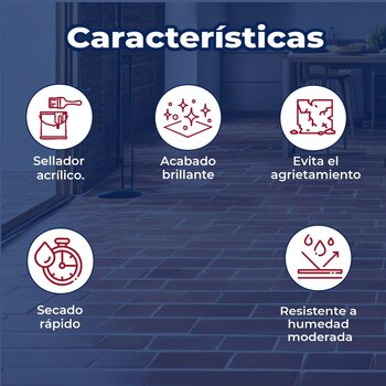 Sellador Acrílico Alto Brillo 950 ML Cretosil