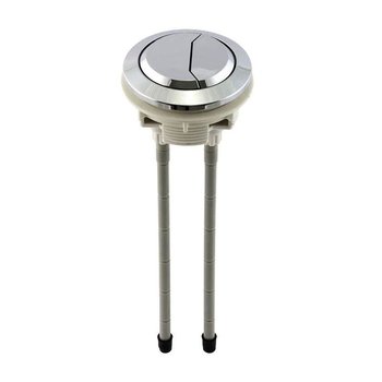 Botón Premium Cromado de Descarga Dual Para WC 58mm Fluidmaster
