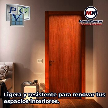 Puerta Tambor Marca PVC 80X2.13MT Roble