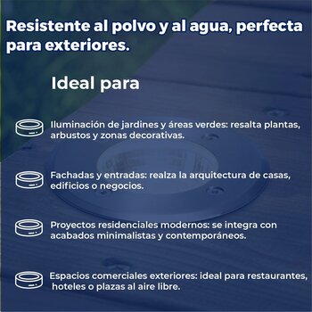 Lámpara de Empotrar Acero Inoxidable Estevez