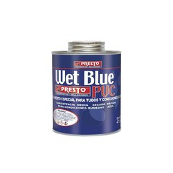 Pegamento Para PVC Presto Wet Blue ½ 473 ml