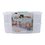 Caja con Clip Doble Espacio Plástica 36X27X19cm Transparente