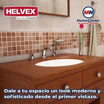 Lavabo Bajo Cubierta Helvex con Rebosadero Blanco LV Lugano