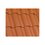Teja Concreto Mediterránea 44 x 30 cm Terracota