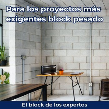 Block Pesado 10 x 20 x 40 cm Para Construcción