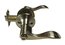 Cerradura Para Baño Nogal Tubular Latón Antiguo Phillips