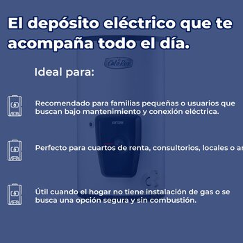 Calentador Depósito Eléctrico 40 L Calorex Vattium 220-240v