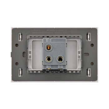 Placa 1 Apagador Lucek Flat Negro