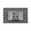 Placa 1 Apagador Lucek Flat Negro
