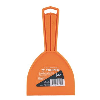 Espátula plástica de 4" pulgadas truper