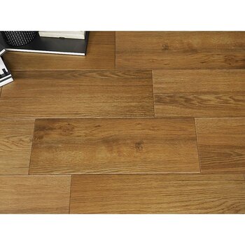 Piso Russet Daltile 18 x 50 cm Brown ZR10