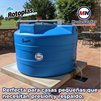 Cisterna Rotoplas Equipada 2800 L Para Almacenar Agua