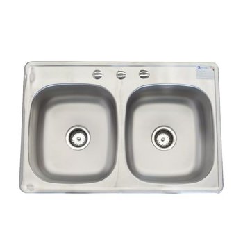Tarja Fregadero EB Técnica 84 cm x 56 cm Con 2 Tinas C110